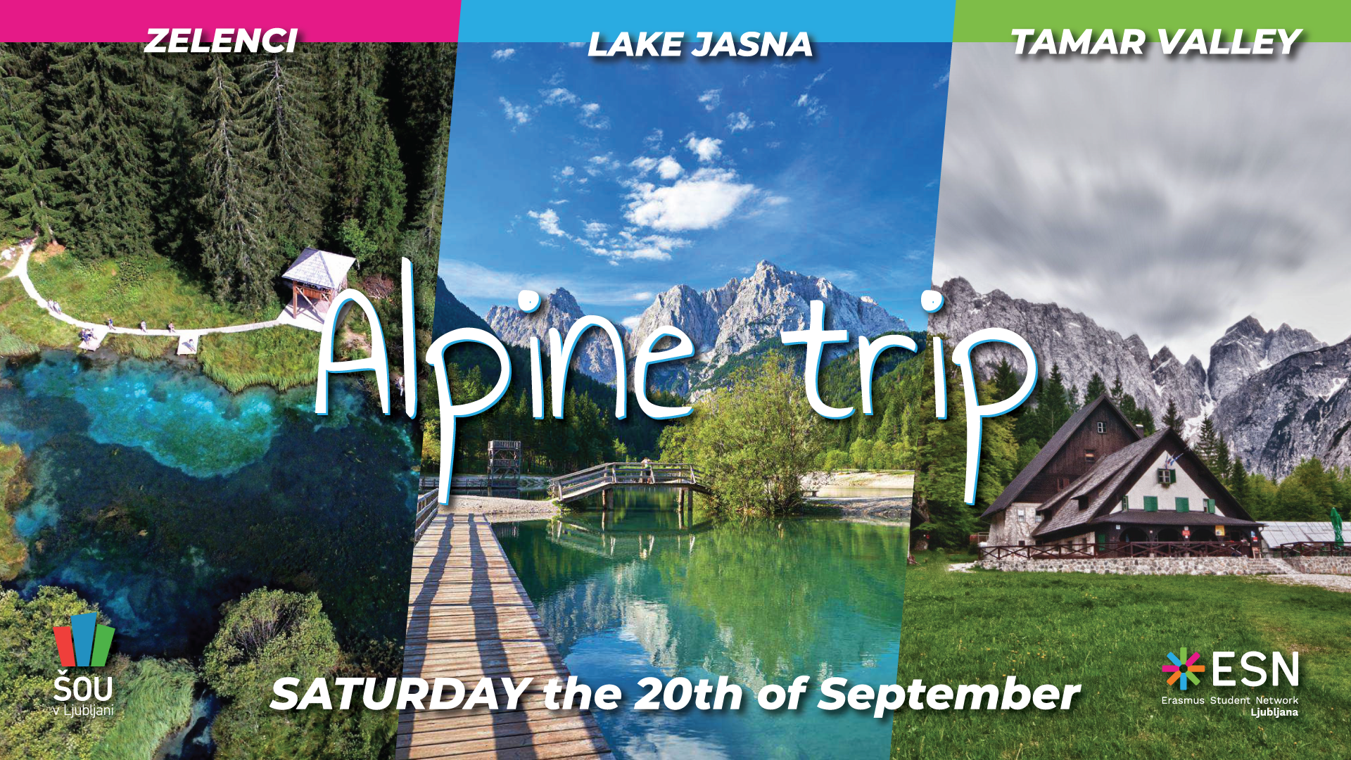 Alpine-trip Package deal - 3 trips around Slovenia