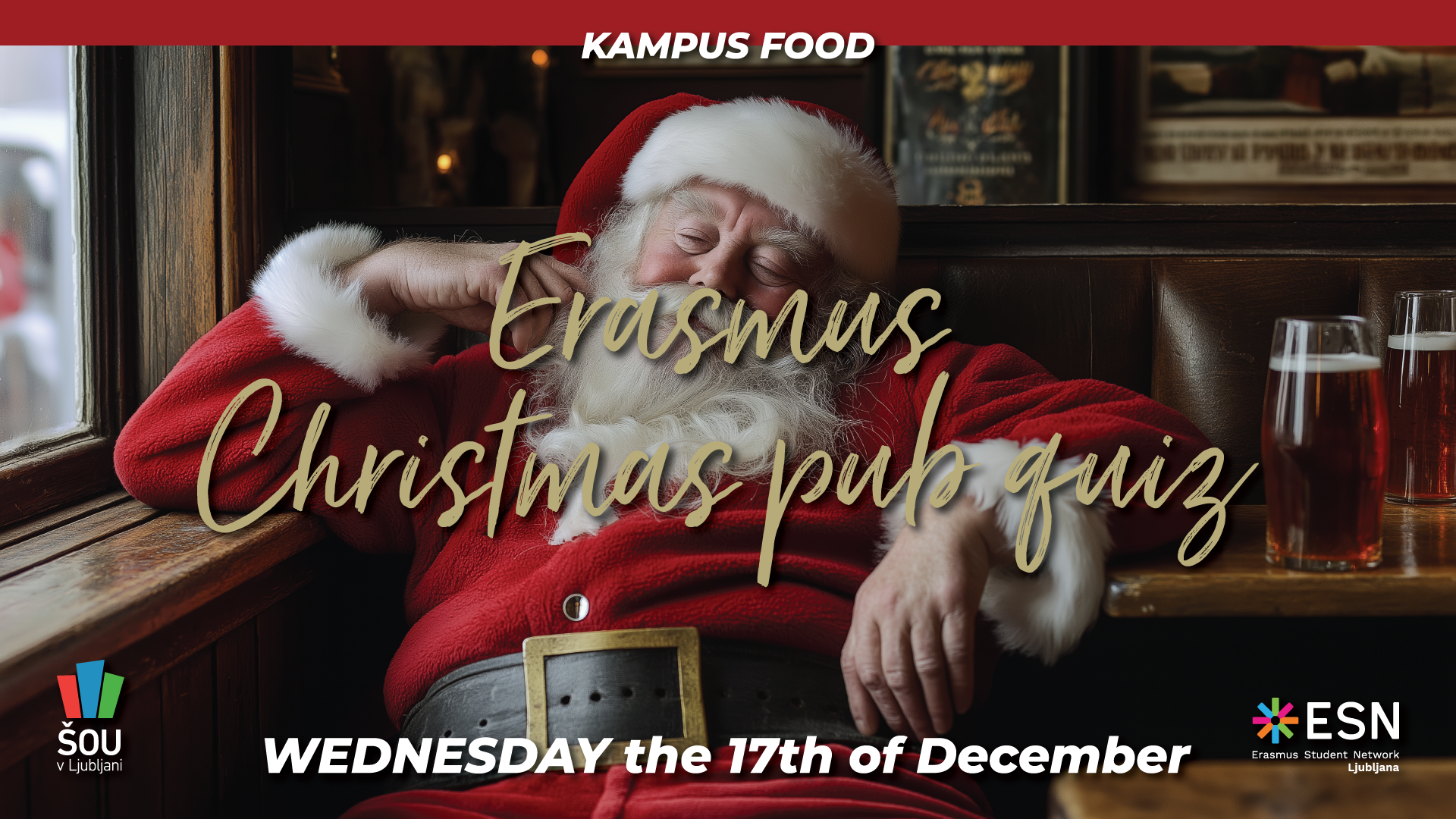 Erasmus Christmas pub quiz