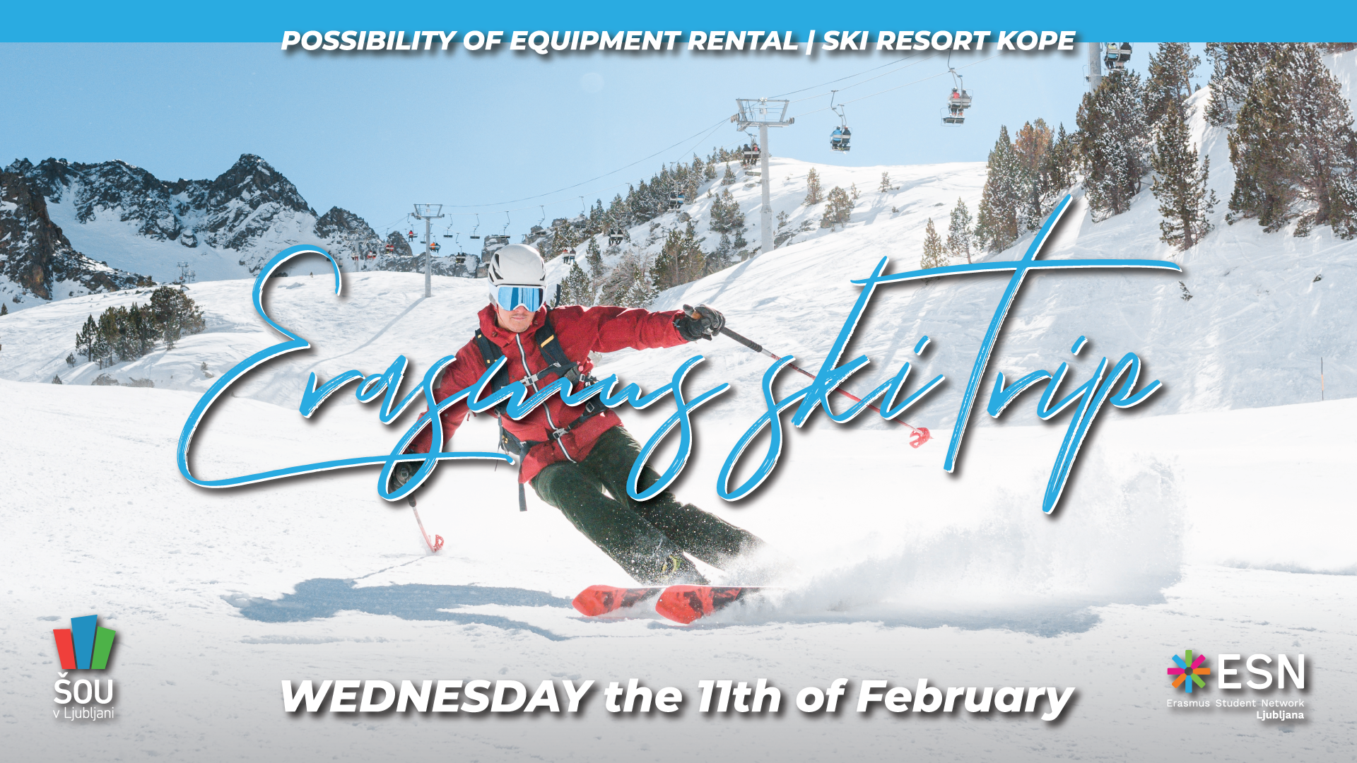 Erasmus ski trip