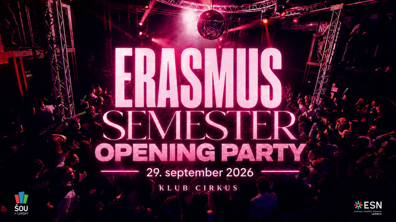 Erasmus semester opening party