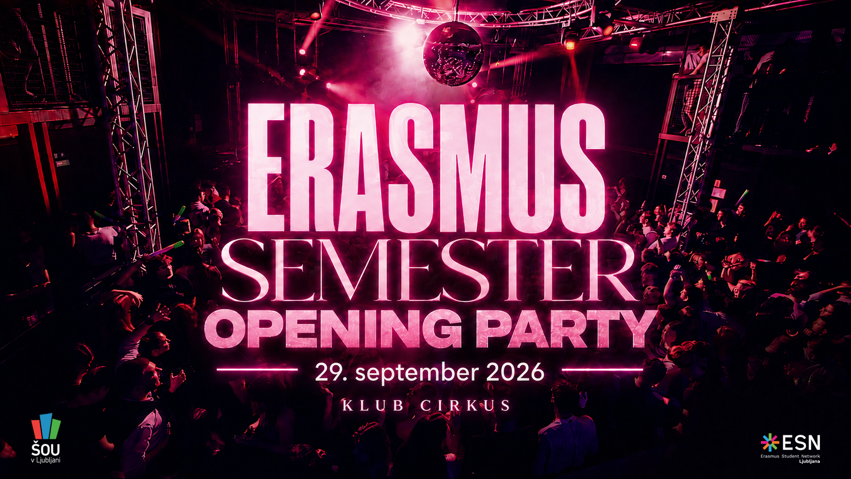 Erasmus semester opening party