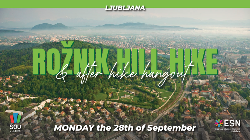 Rožnik Hill Hike & After Hike Hangout